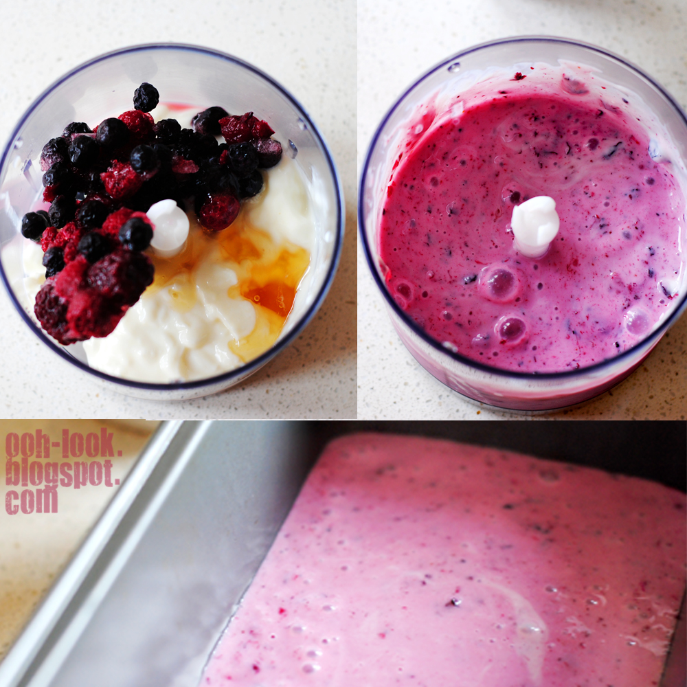 Ooh, Look... Freeze me now Berry yoghurt ice cream