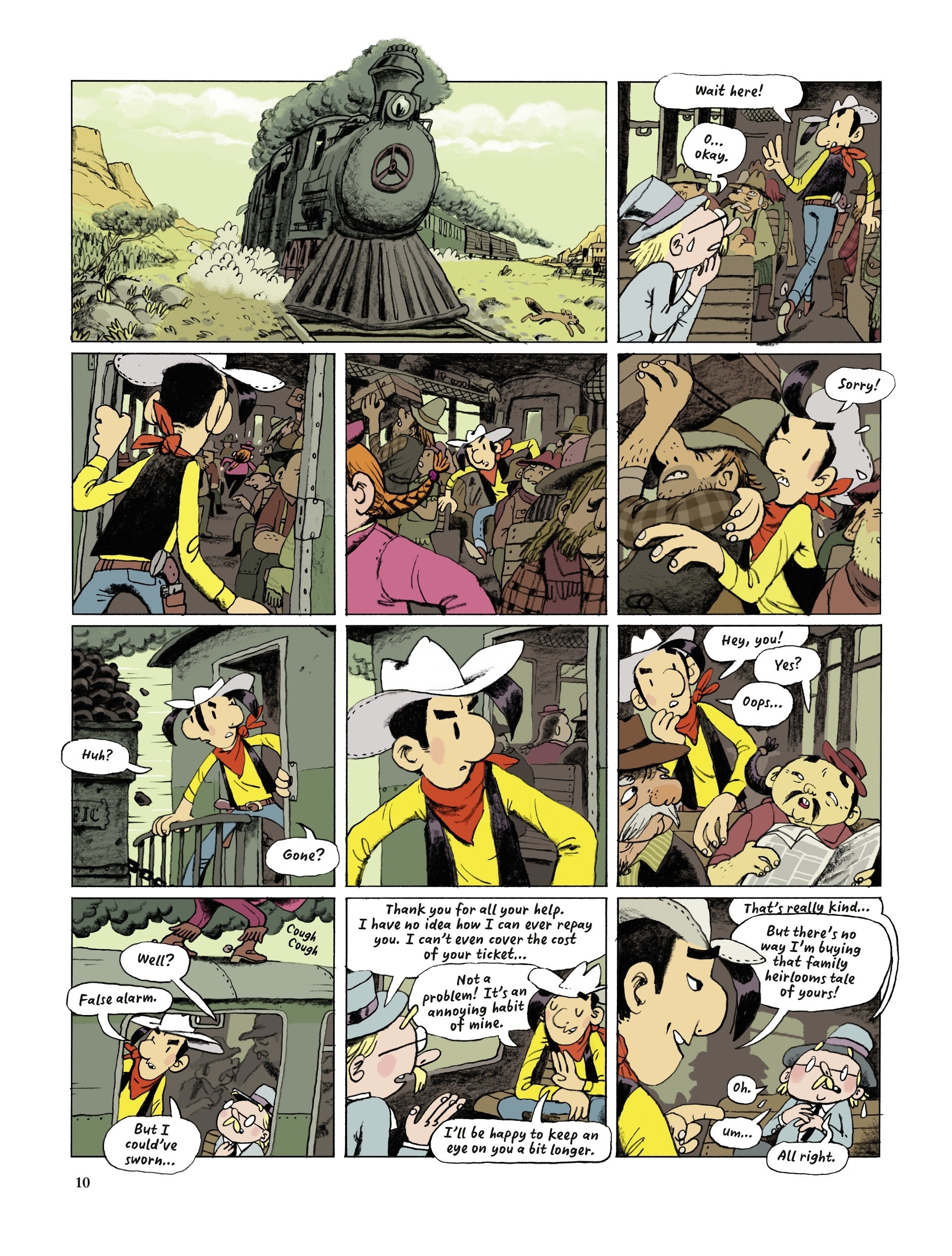 Read online Lucky Luke Saddles Up comic -  Issue # TPB - 10