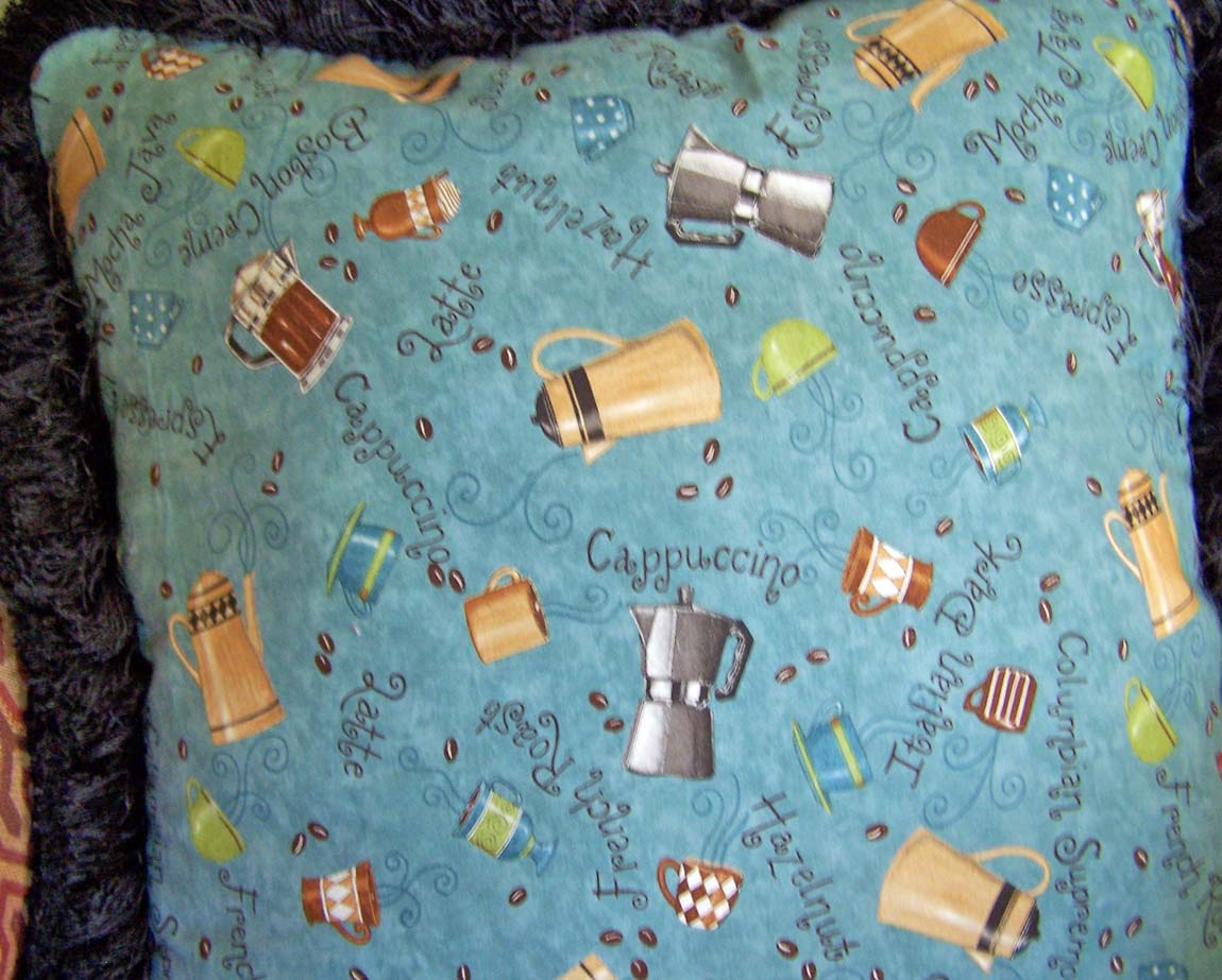 TreasuresnTextures Pillow for the Coffee Lover