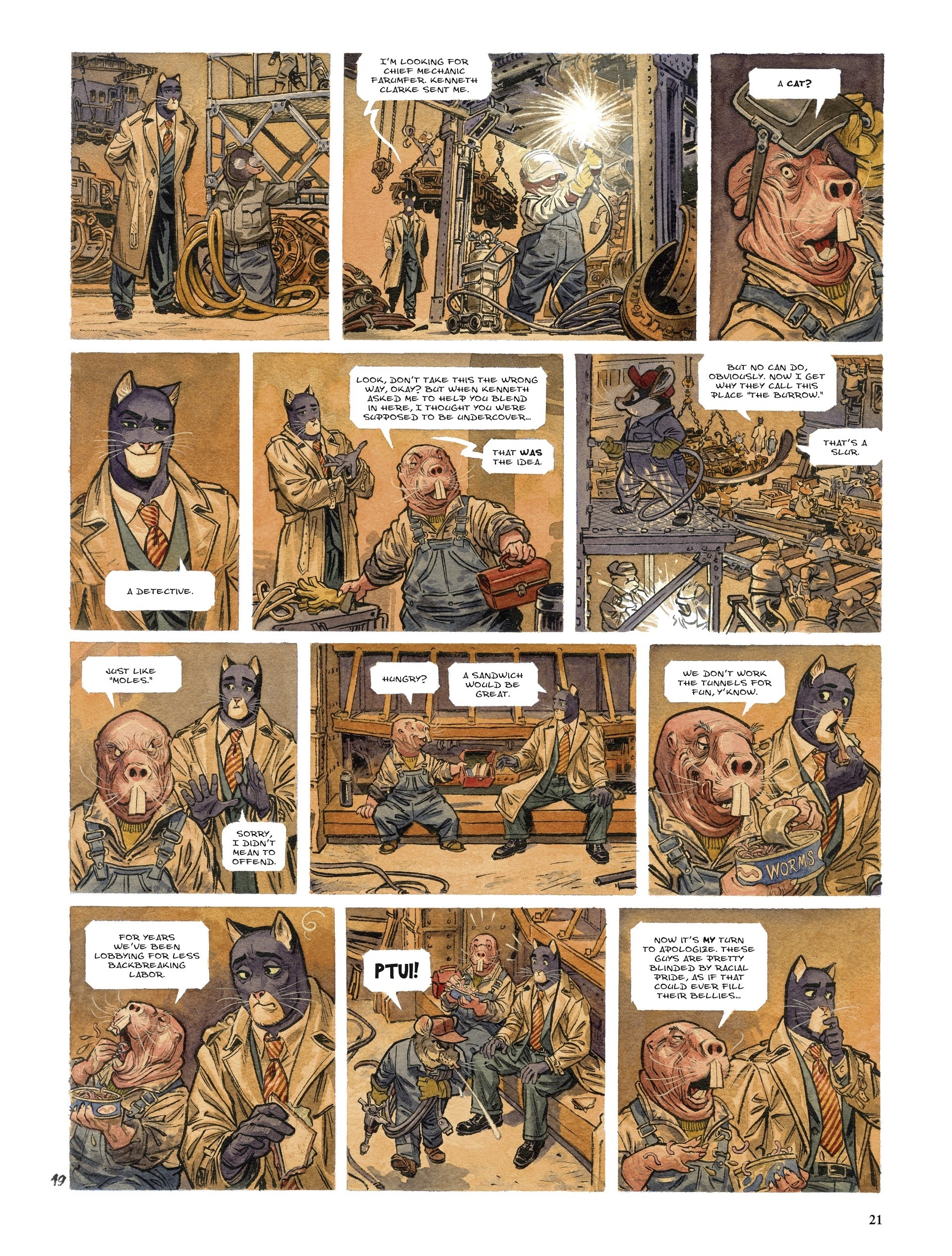 Read online Blacksad: They All Fall Down comic -  Issue #1 - 21