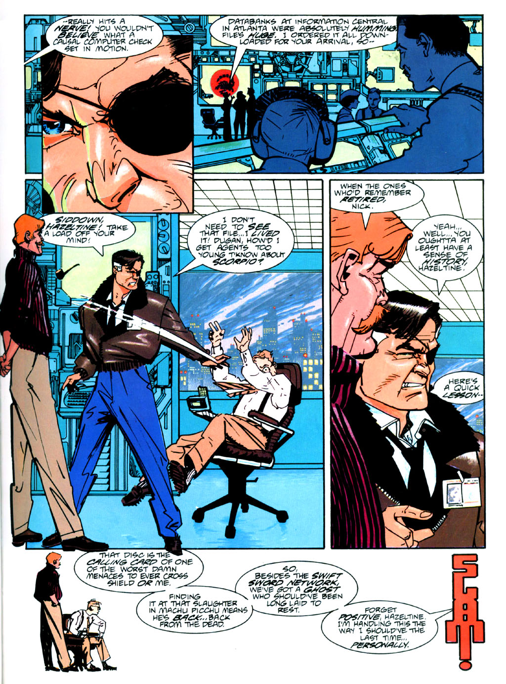 Read online Marvel Graphic Novel comic -  Issue #50 - Wolverine & Nick Fury - The Scorpio Connection - 18