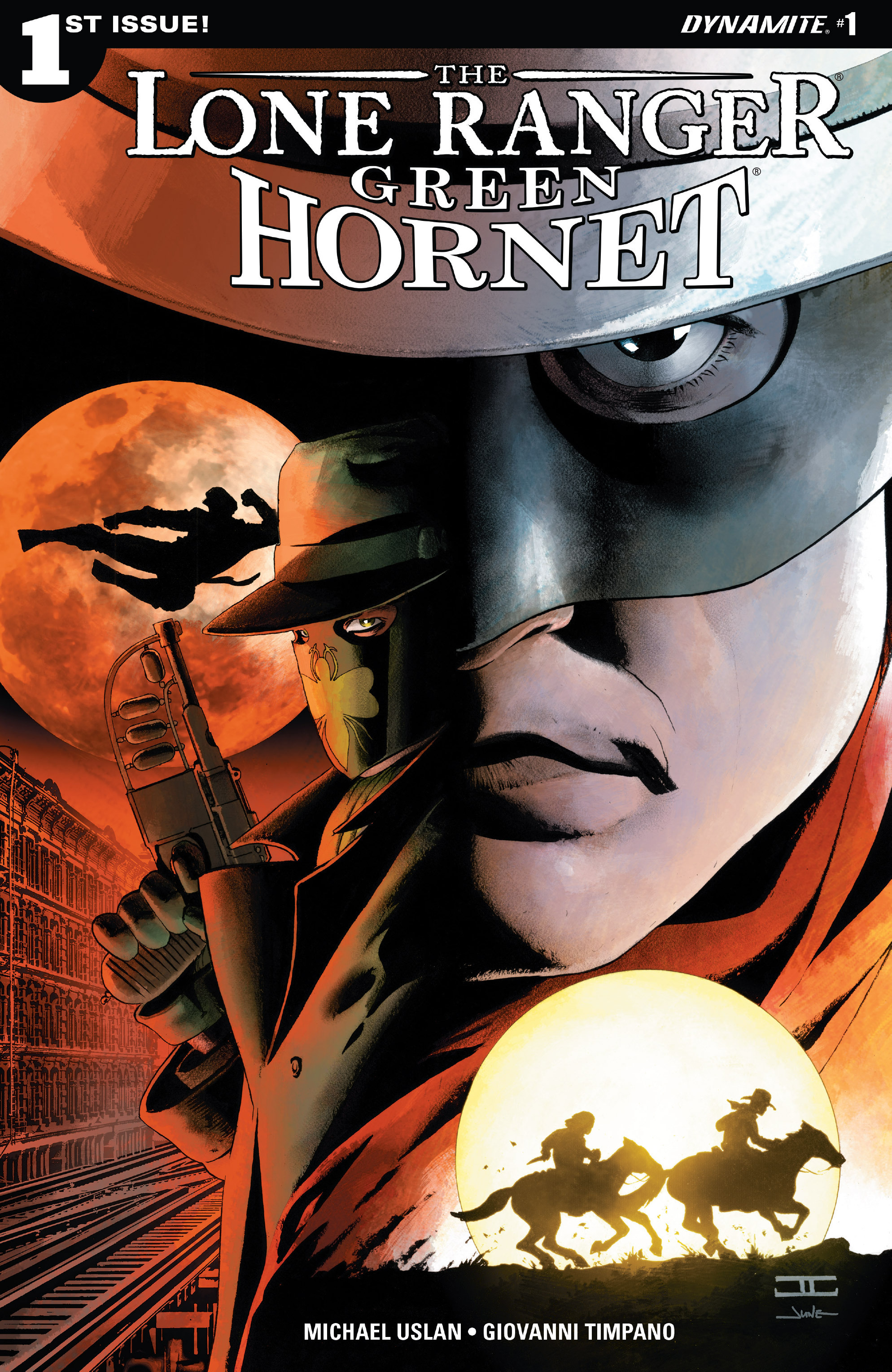 Read online The Lone Ranger/Green Hornet comic -  Issue #1 - 1