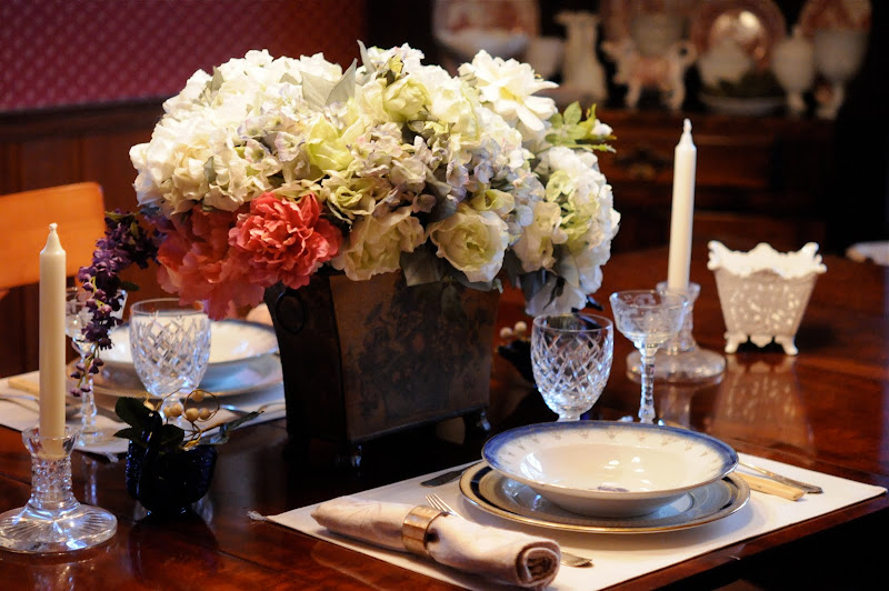 Little Red House Tablescape Thursday Formal Soup Luncheon