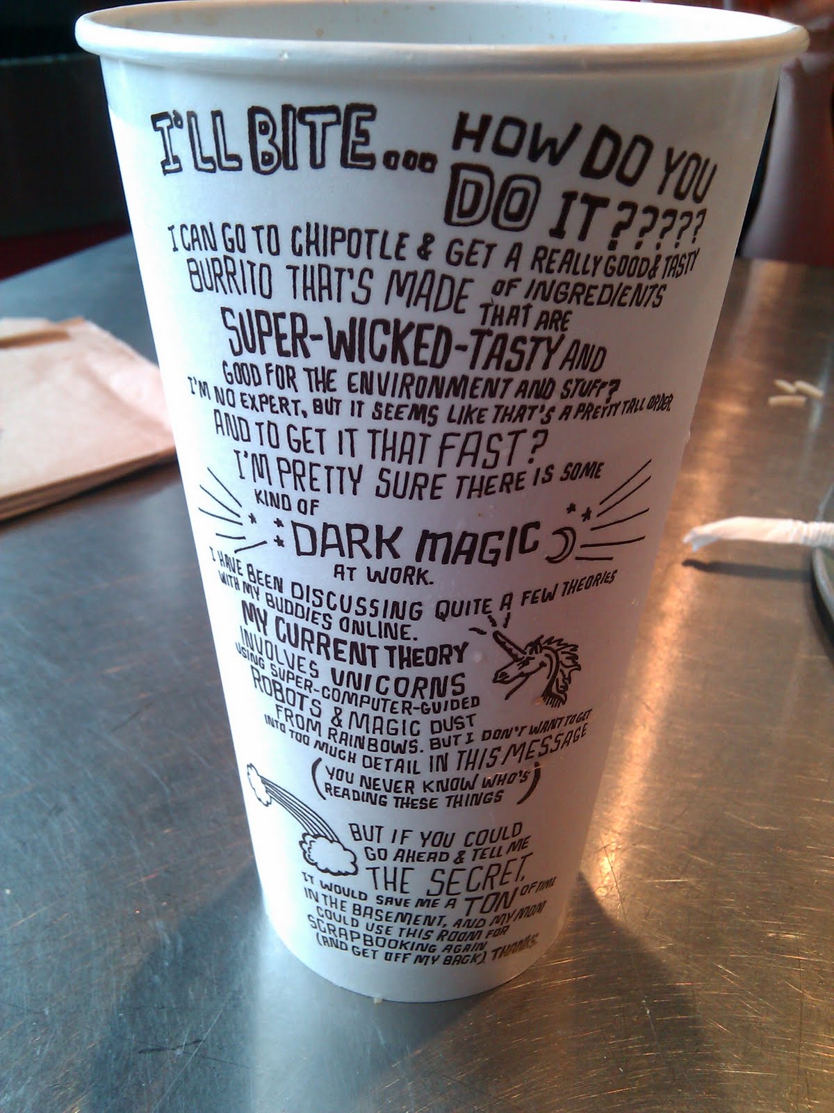 New Cups at Chipotle?