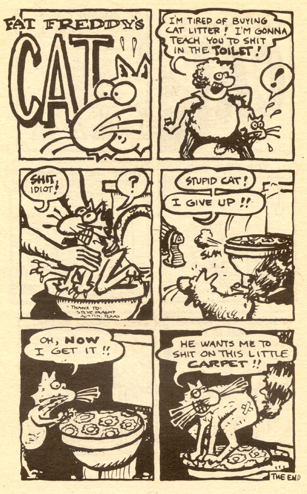 Read online Adventures of Fat Freddy's Cat comic -  Issue #1 - 22