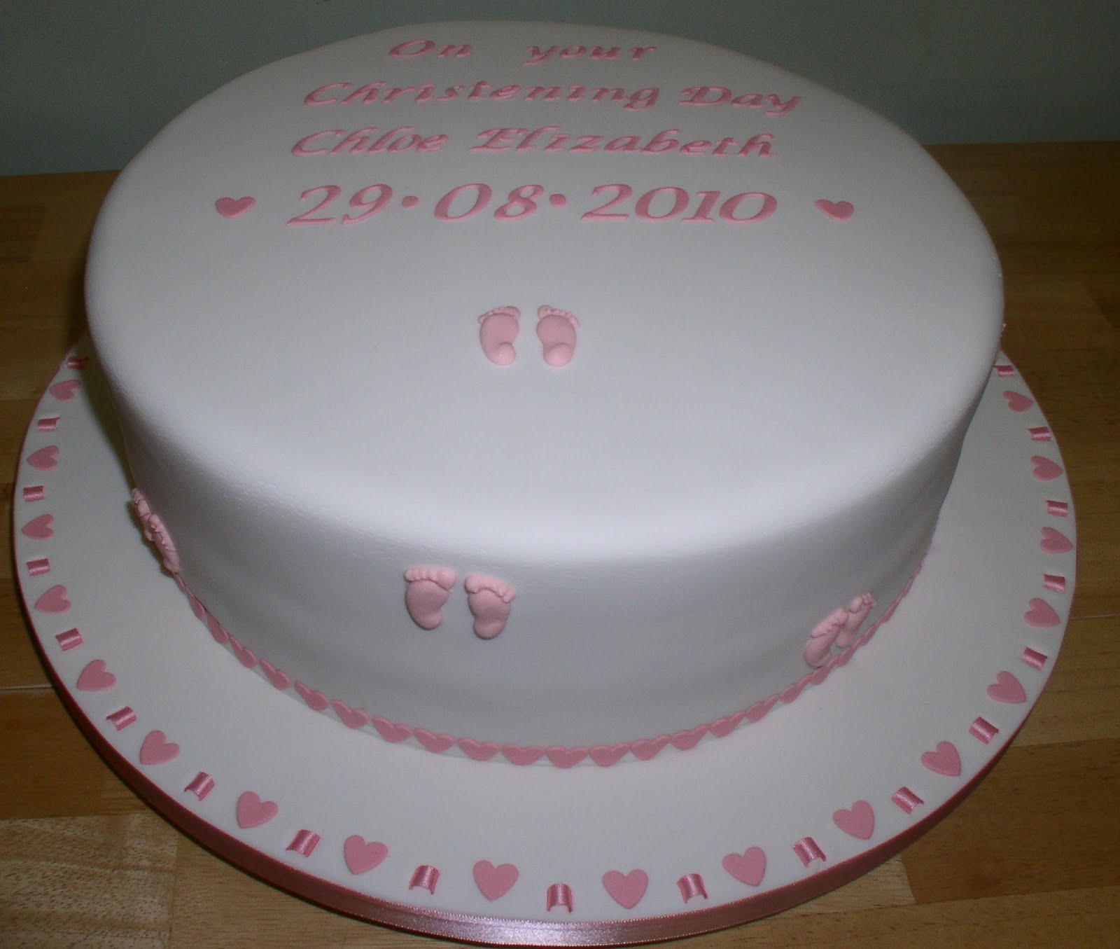 cakesbysarah Christening Cake