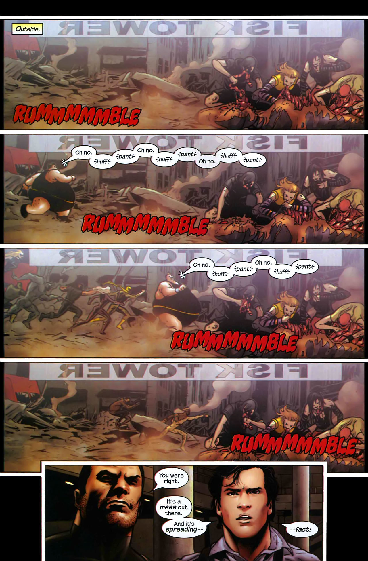 Read online Marvel Zombies/Army of Darkness comic Issue 2