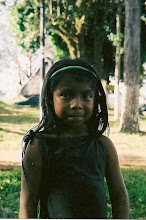 Girl in mountain village, where I spend Christmas