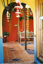 Hotel hallway Isla Taboga