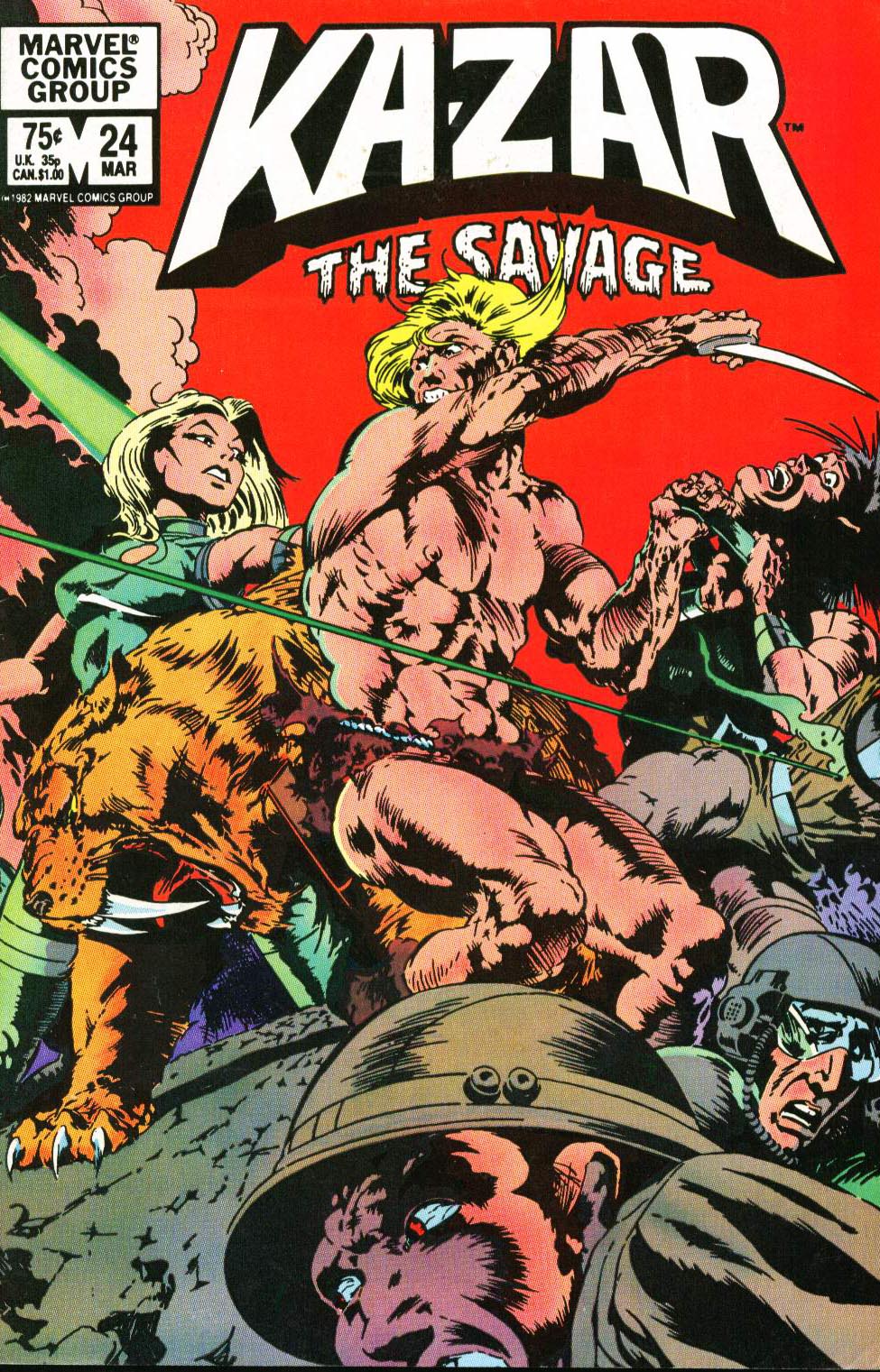 Read online Ka-Zar the Savage comic -  Issue #24 - 1