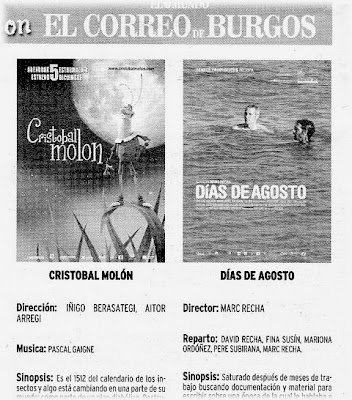 Cartelera de El Correo de Burgos 17/12/06 