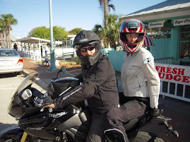 Andrew and Jayne at Bike Week 2009