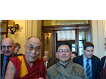 Ven. Dalai Lama and a former NLD youth leader in Rome, Italy 2007