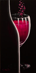 painting paintings wine canvas acrylic sandi paint easy whetzel bottle glass drawing simple requested sip background sensual 24x12 romantic nite
