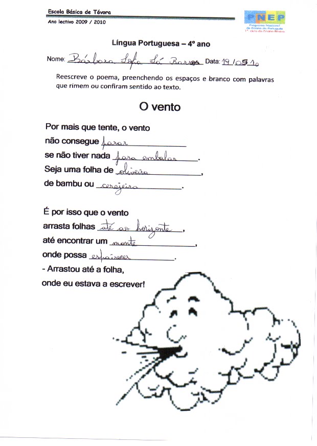 PNEP Távora: Poema - O vento