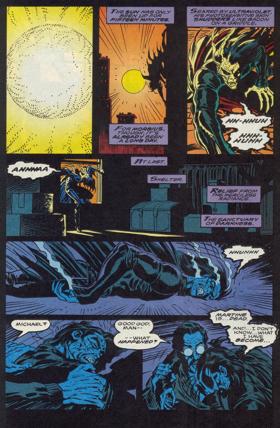 Read online Morbius: The Living Vampire (1992) comic -  Issue #2 - 4