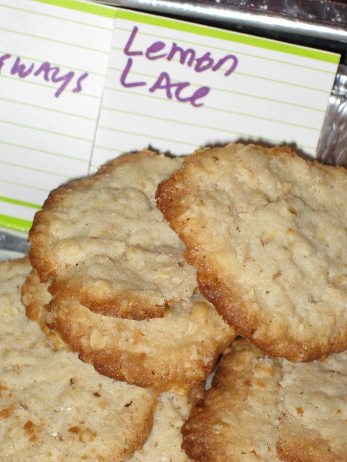 Cookie Day! Lemon Lace Cookies