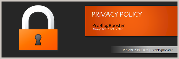 Privacy Policy Statement ProBlogBooster
