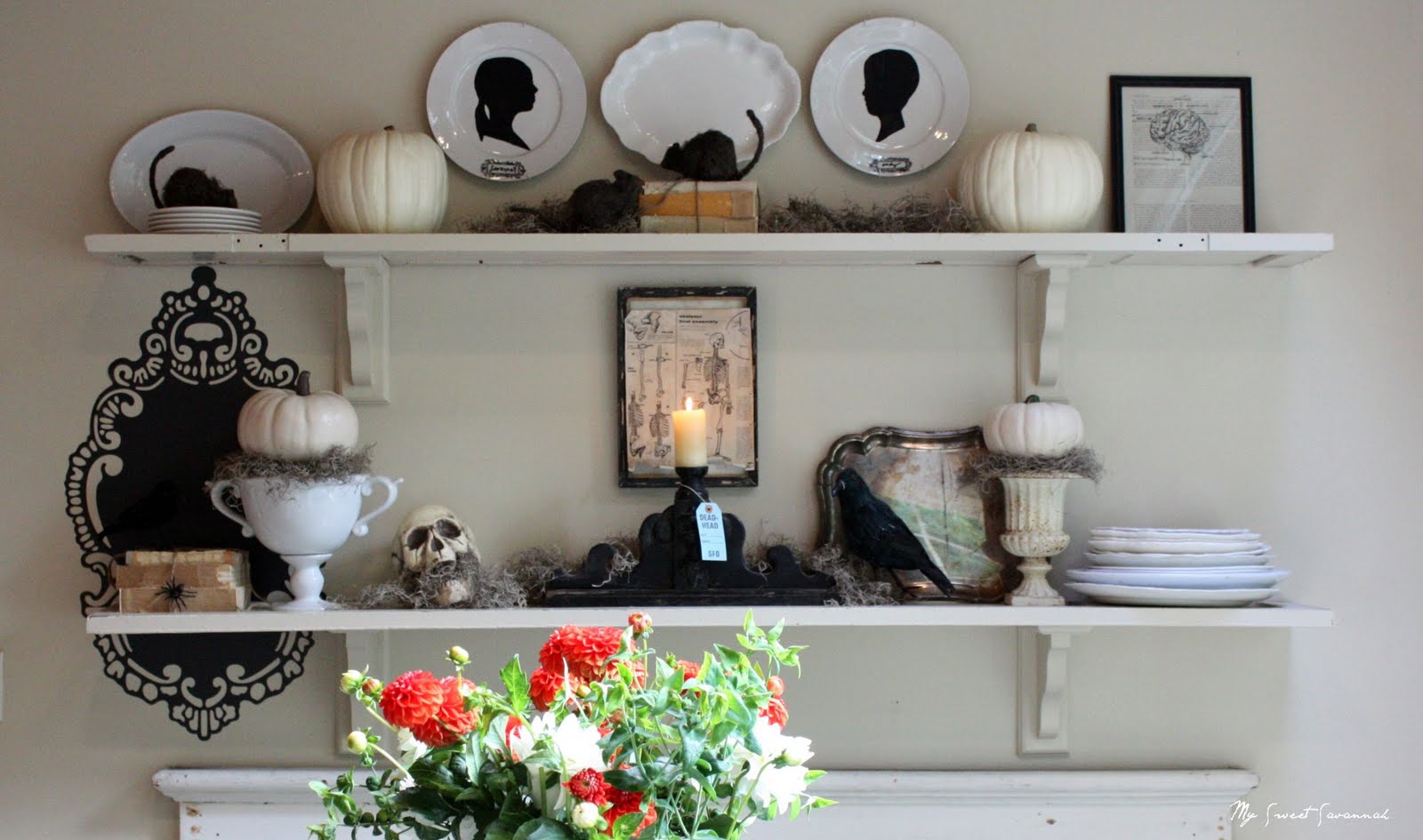 My Sweet Savannah Halloween Decorating Part One The Dining Room