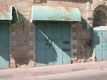 Abandoned shop, Shuhada Street, Hebron