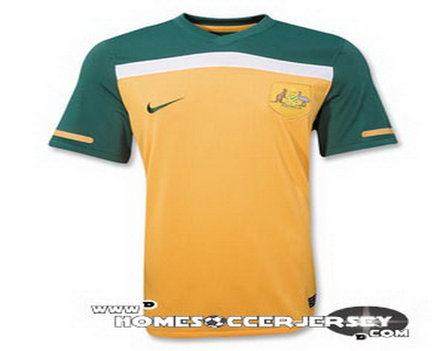 Soccer Jersey Australia Home Soccer Jersey Shirt world cup