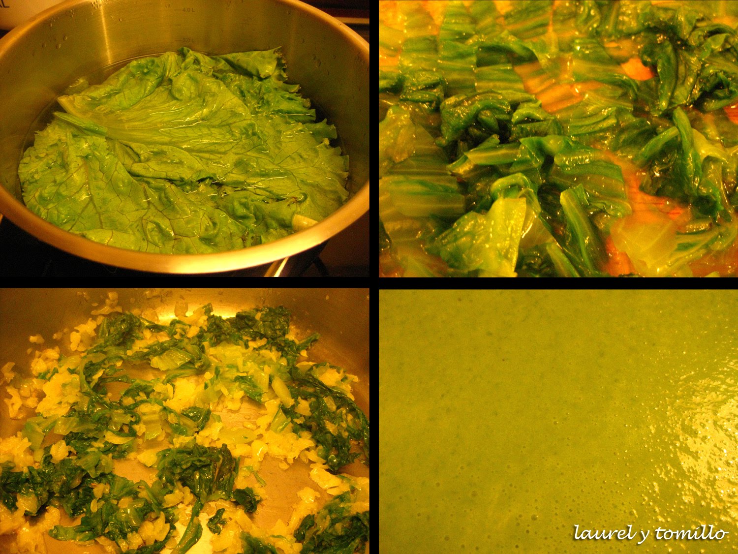 Laurel y tomillo Sopa de lechuga