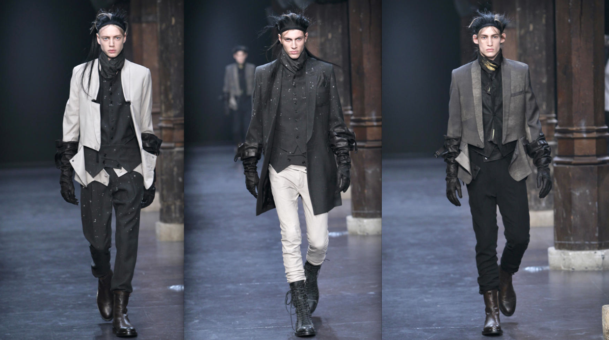 real life is elsewhere: ann demeulemeester mens fall 2011