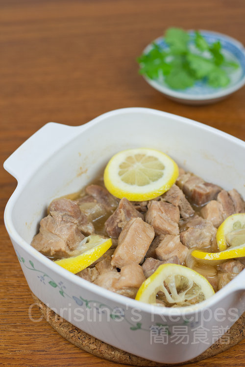 檸檬香檳炆排骨 Stewed Pork Ribs with Lemon and Champagne01