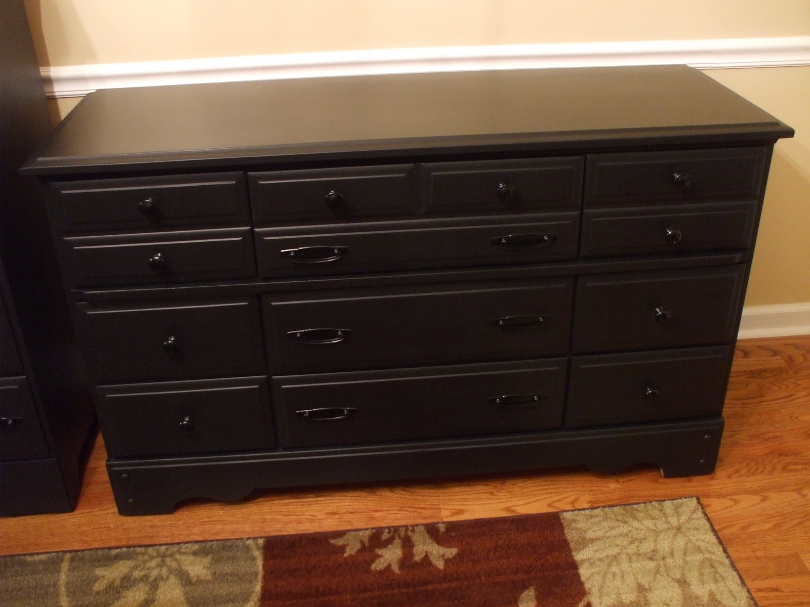 old wood, new paint BLACK FURNITURE