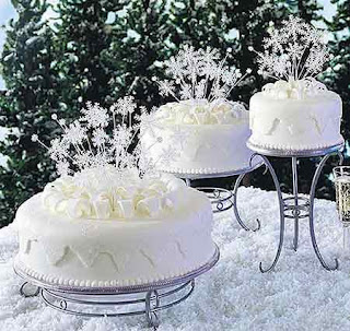 Special winter wedding cakes 1