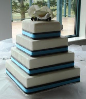 pictures of square wedding cakes