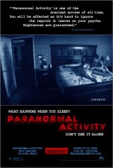 Afiche de 'Actividad paranormal'