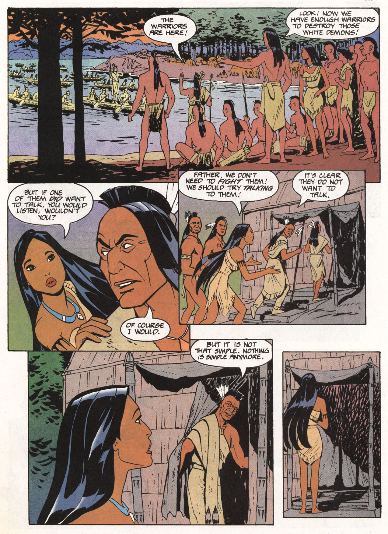 Read online Disney's Pocahontas comic -  Issue #2 - 12