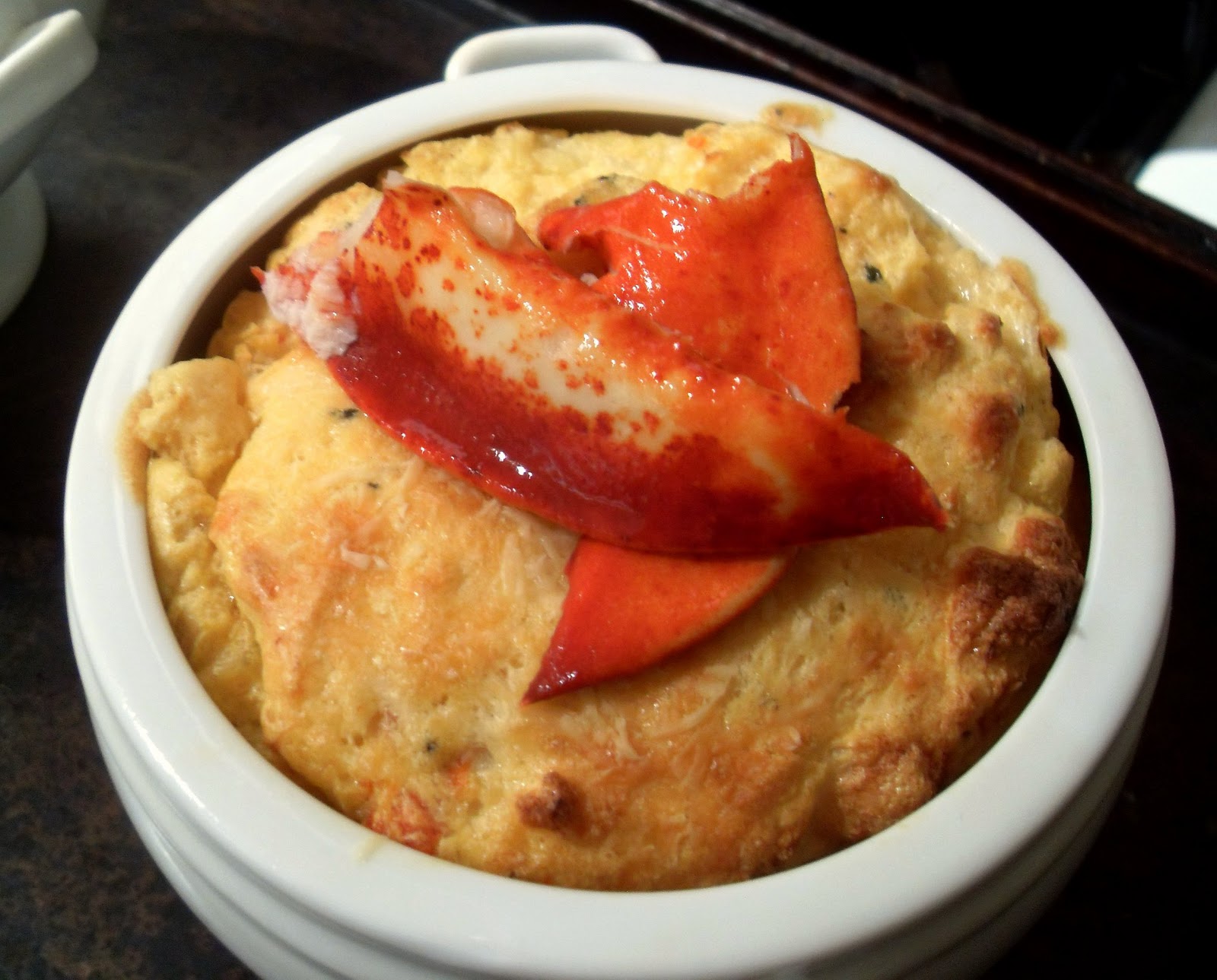 Laura's Apicius Rise and Shine! Lobster Souffle