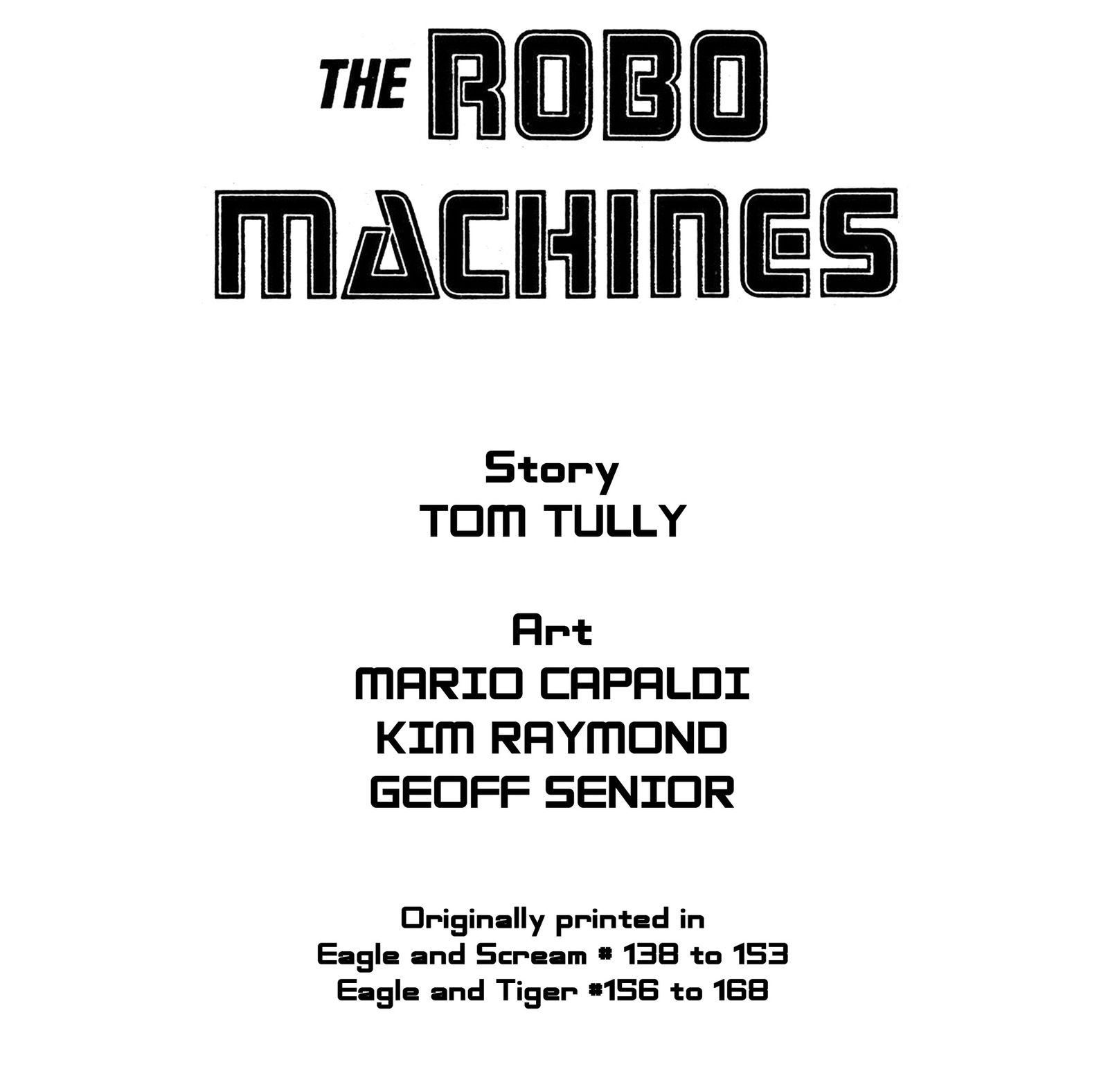 Read online Robo Machines comic -  Issue # TPB - 2