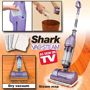 Little Miss Reluctant: Shark Vac Then Steam - A Review