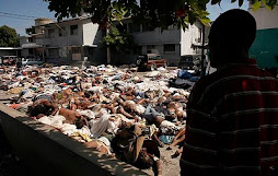 Cena macabra no Haiti