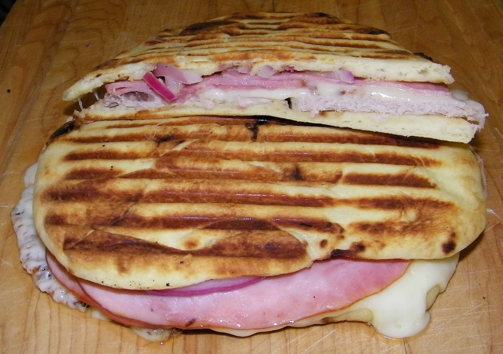 Costco Cuisine Cuban Style Sandwich With Naan Bread