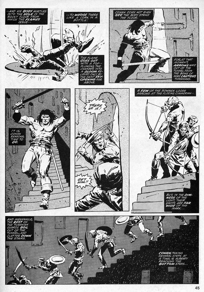 Read online The Savage Sword Of Conan comic -  Issue #38 - 45