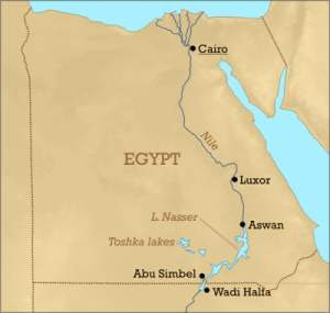 map Egypt
