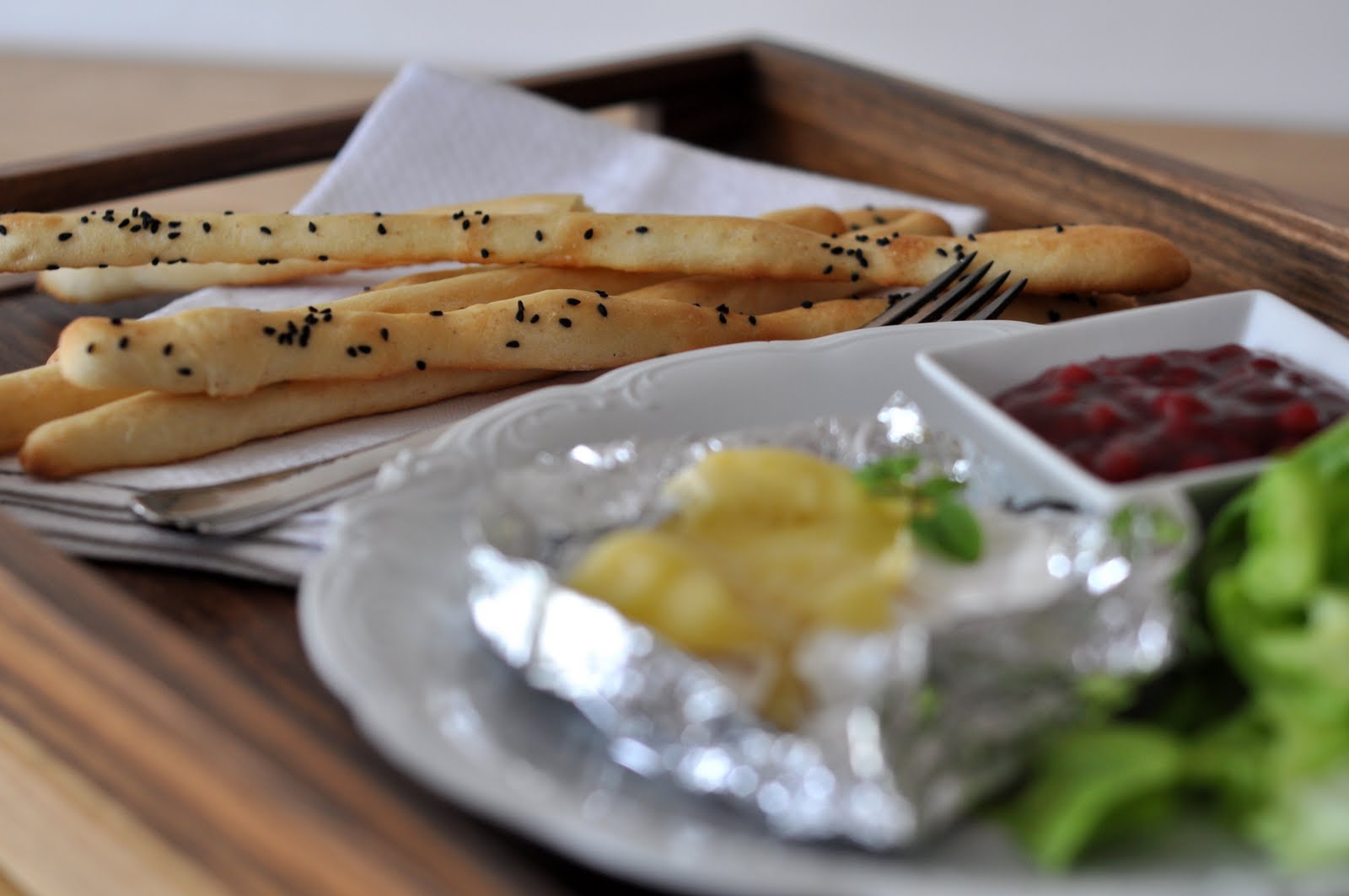 agata's kitchen Quick ‘fondue’ and bread sticks Grissini