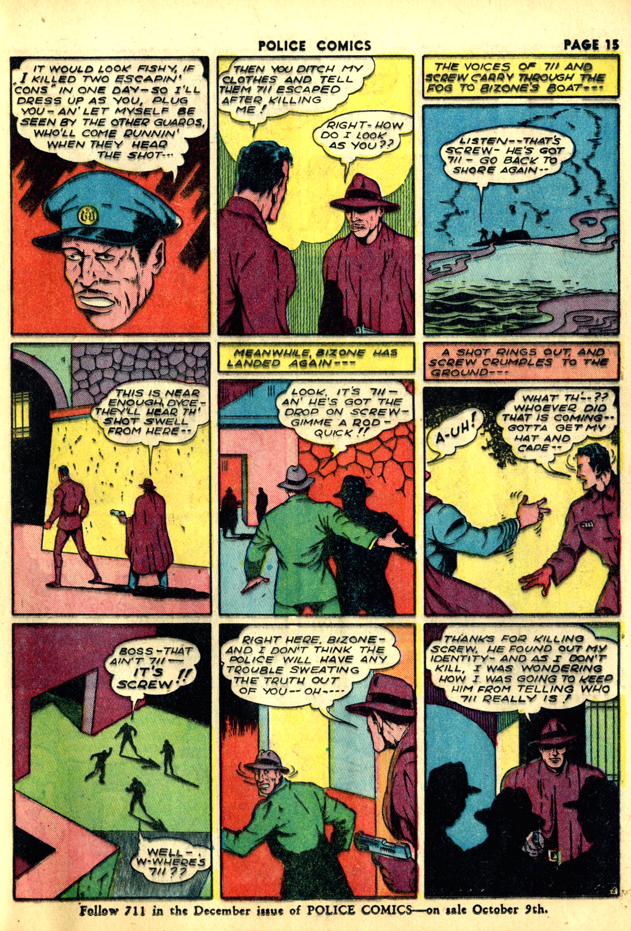 Read online Police Comics comic -  Issue #13 - 17
