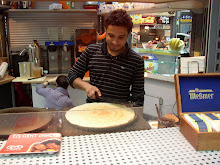 A crepe in Frankfurt Airport