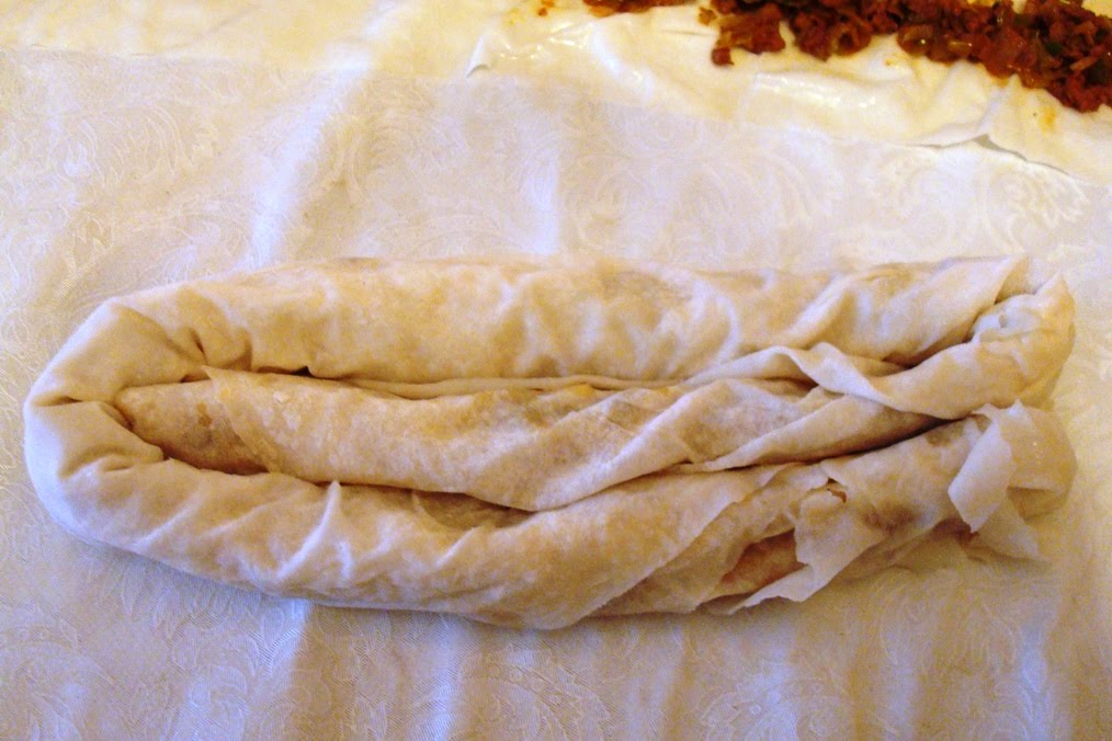 Pırasalı, Kıymalı Börek