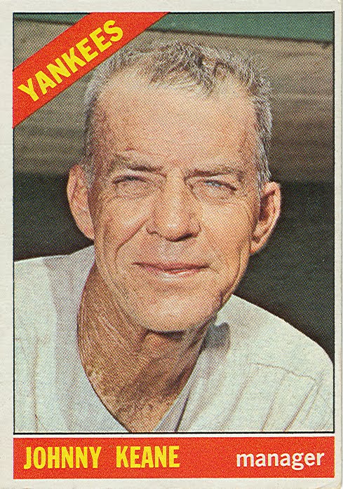1966 Topps Baseball Final Card Johnny Keane