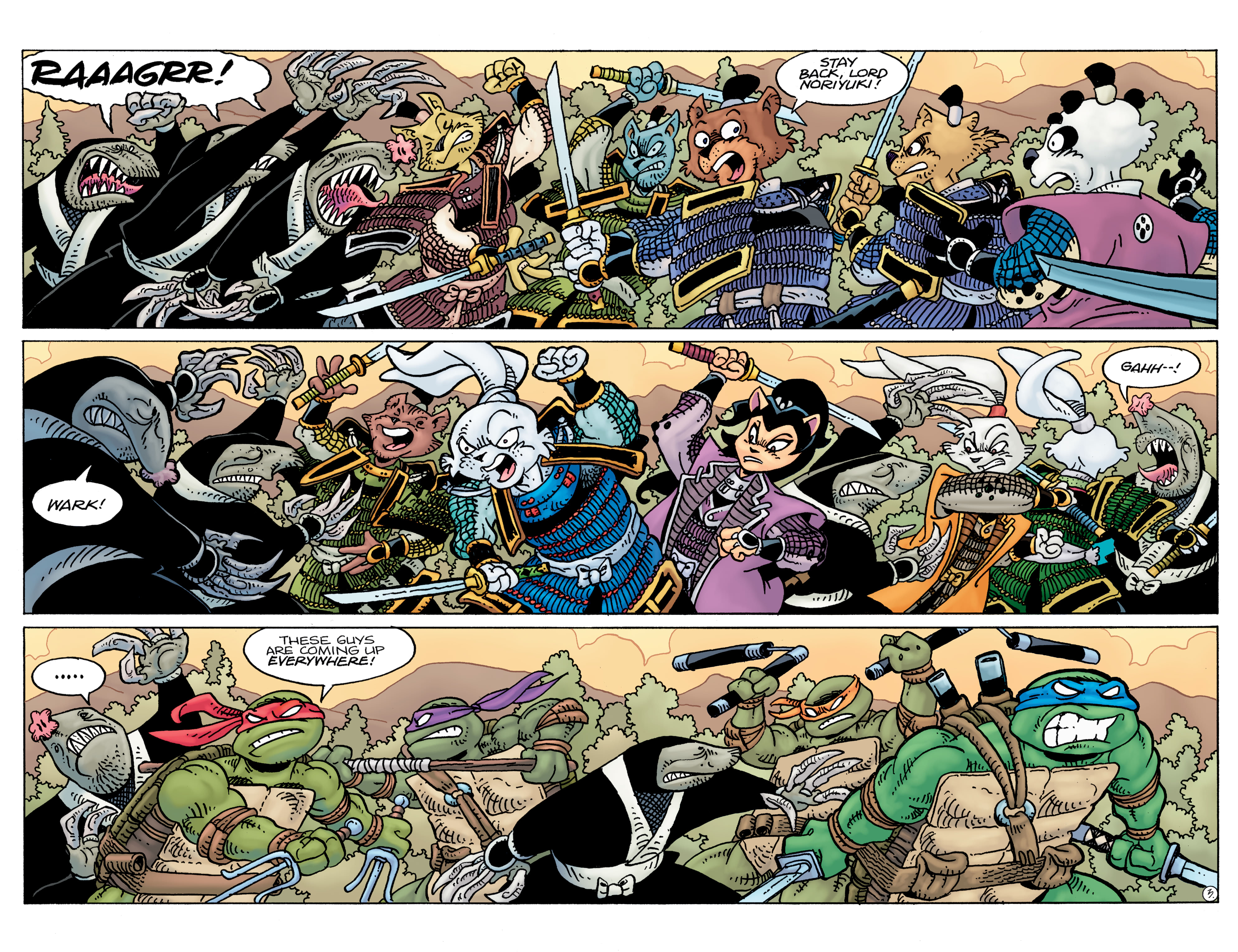 Read online Teenage Mutant Ninja Turtles/Usagi Yojimbo: WhereWhen comic -  Issue #3 - 5