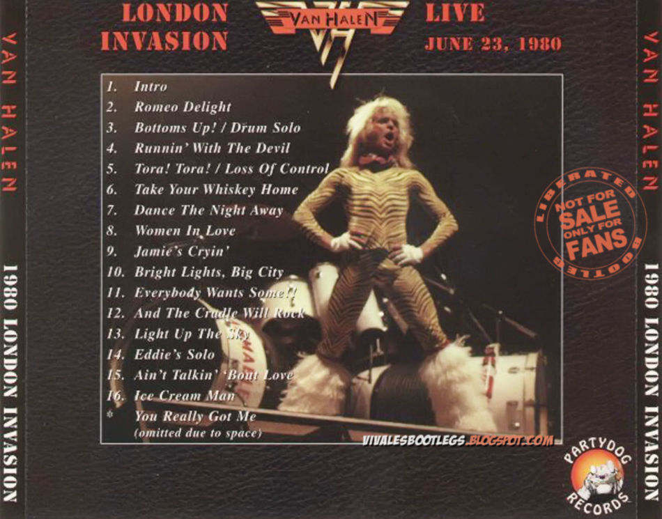 Van Halen: 1980 London Invasion. 