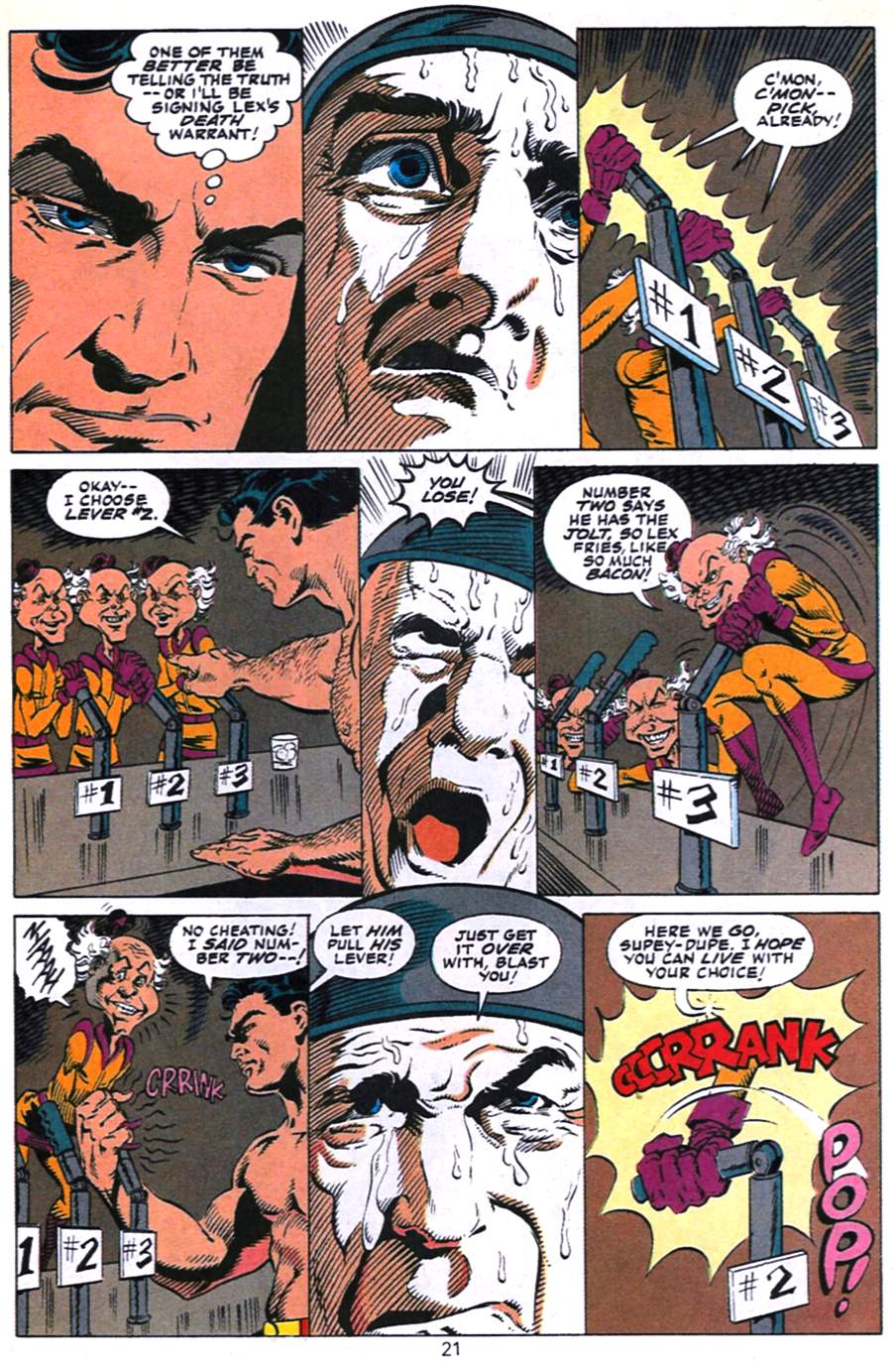 Read online Adventures of Superman (1987) comic -  Issue #496 - 22