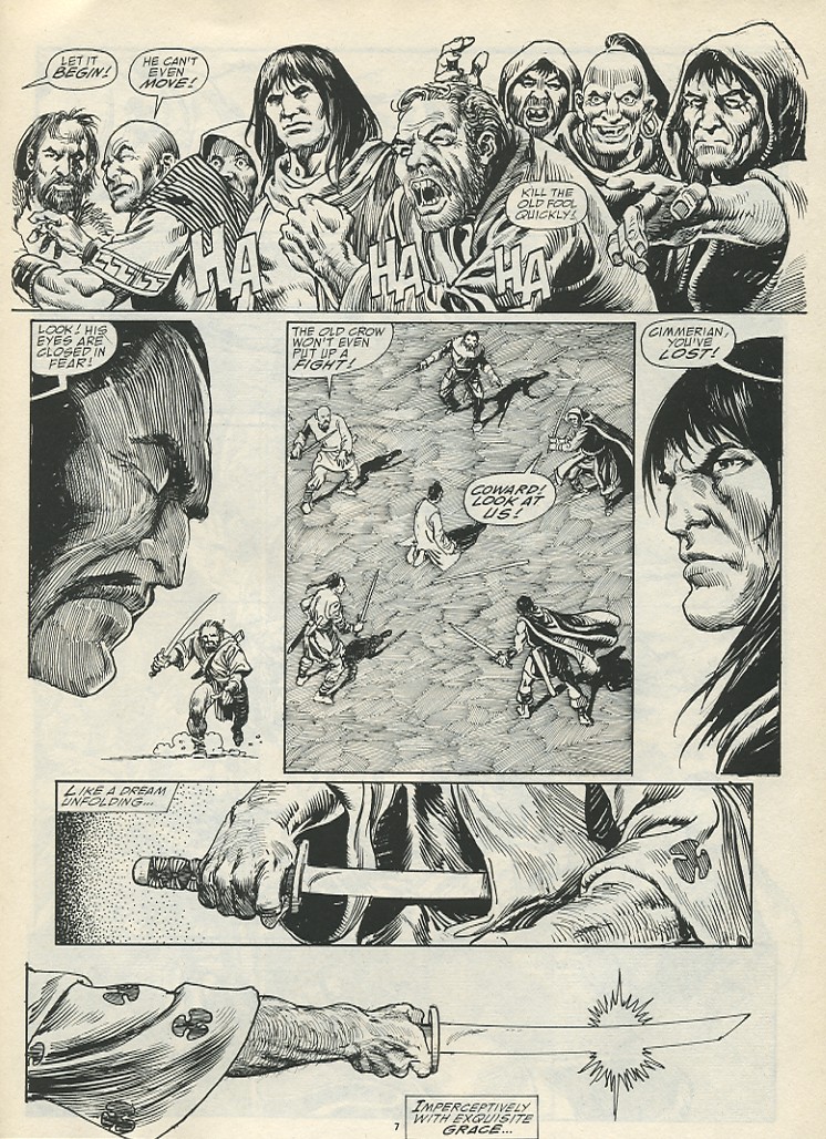Read online The Savage Sword Of Conan comic -  Issue #184 - 9