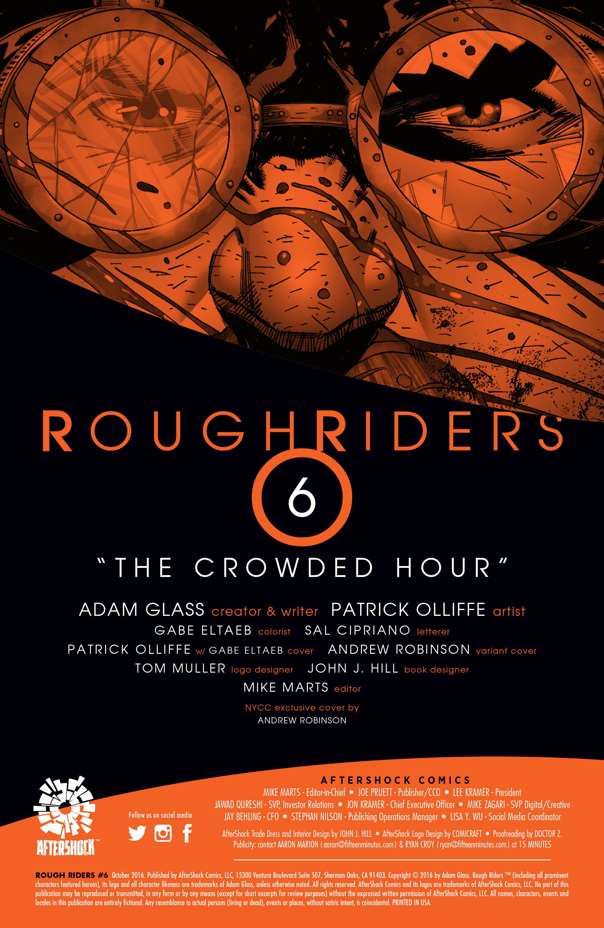 Read online Rough Riders comic -  Issue #6 - 2
